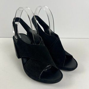 2/$30 NEW Naturalizer Suede Peep Toe Heels